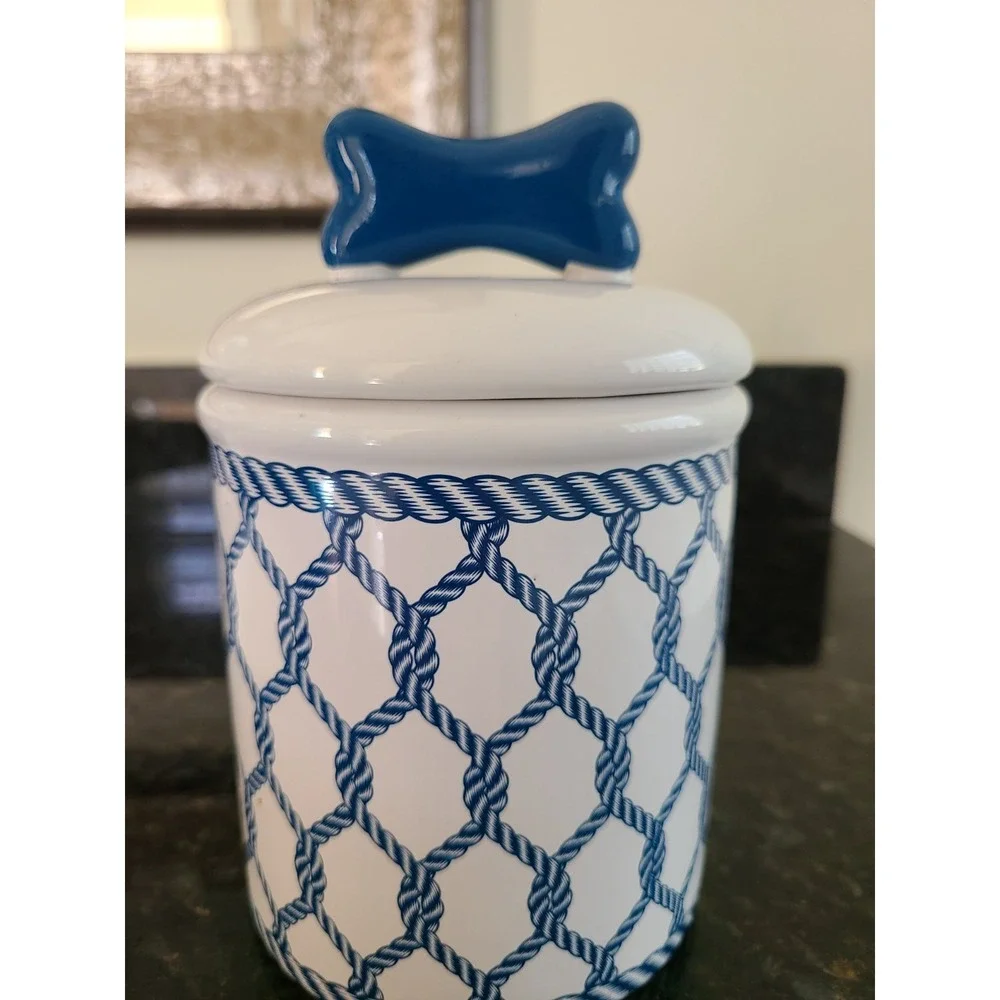 Treat/Food Jar Ceramic For Dogs Or Cats
